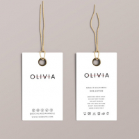 Бирки OLIVIA, 50*70 мм, цветность 4+4...
